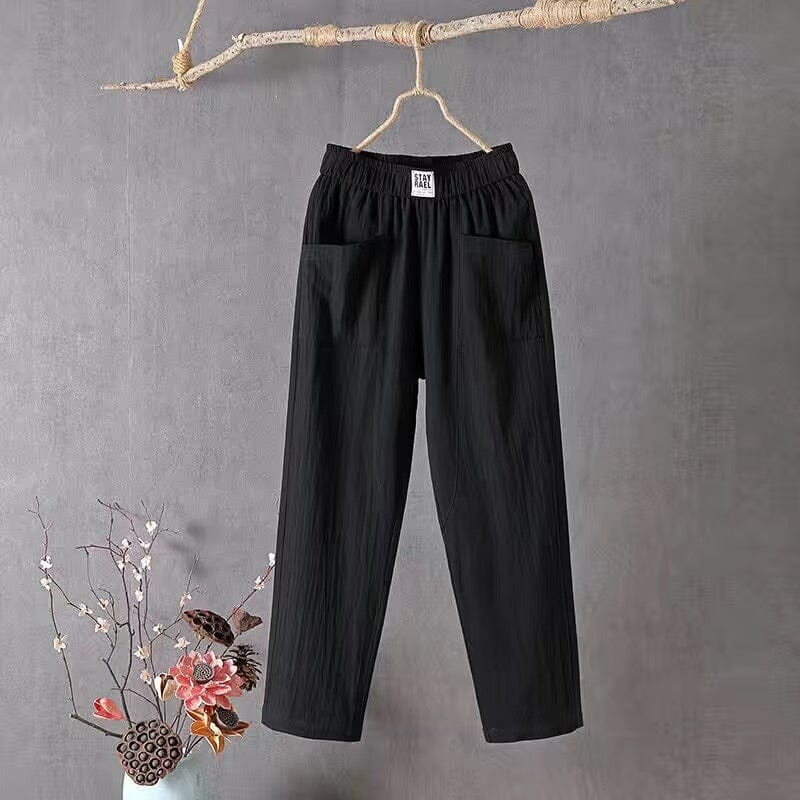 OLIVIA | Linen blend Trousers