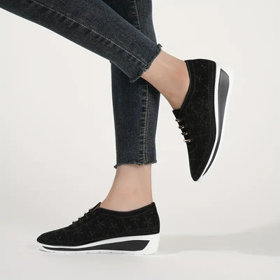 LAYLA | CASUAL LOW TOP WEDGE ORTHOPEDIC SNEAKERS