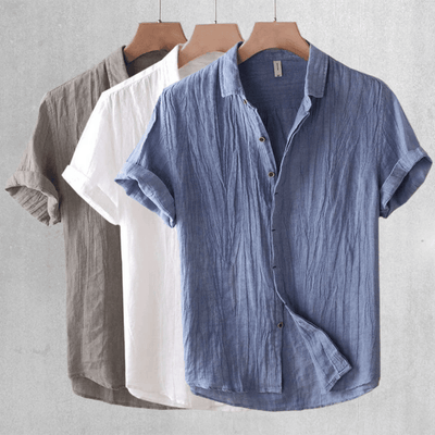 Wellington | Short Sleeve Linen Shirt