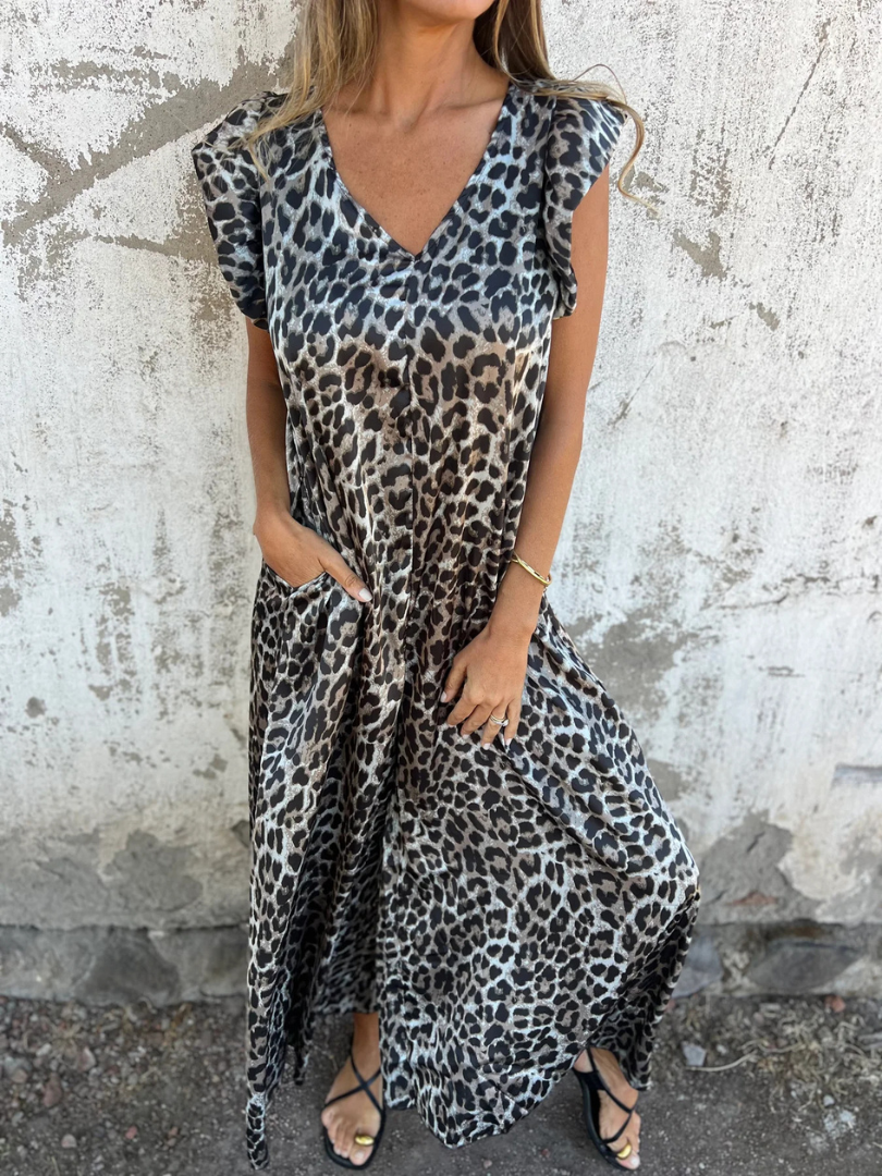 Liza - Leopard Pants suit