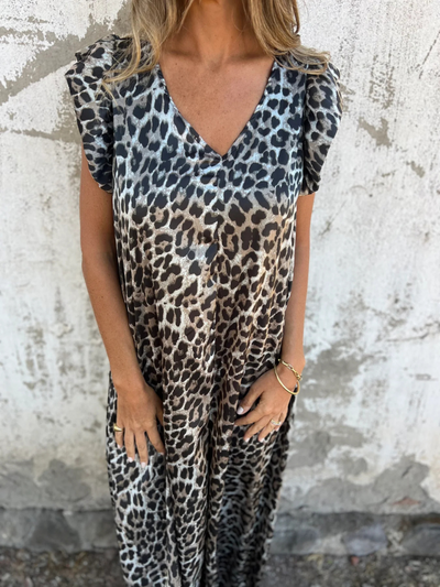 Liza - Leopard Pants suit