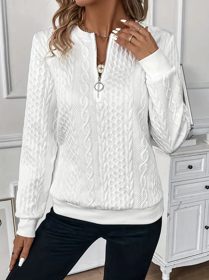 Pauline | Elegant Jumper with Zip