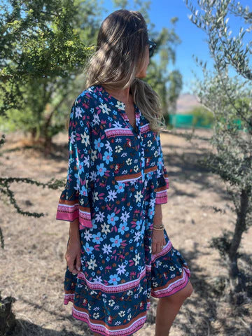 Kelly | Floral Resort-Style Mini Dress