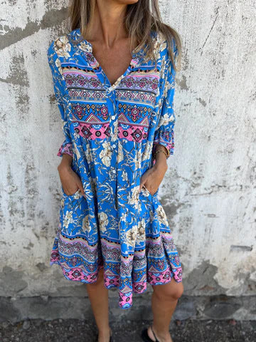 Kelly | Floral Resort-Style Mini Dress