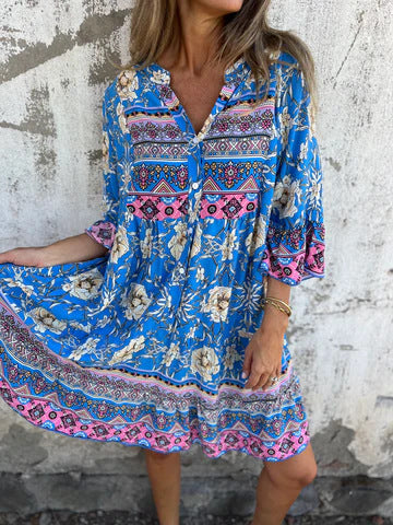 Kelly | Floral Resort-Style Mini Dress