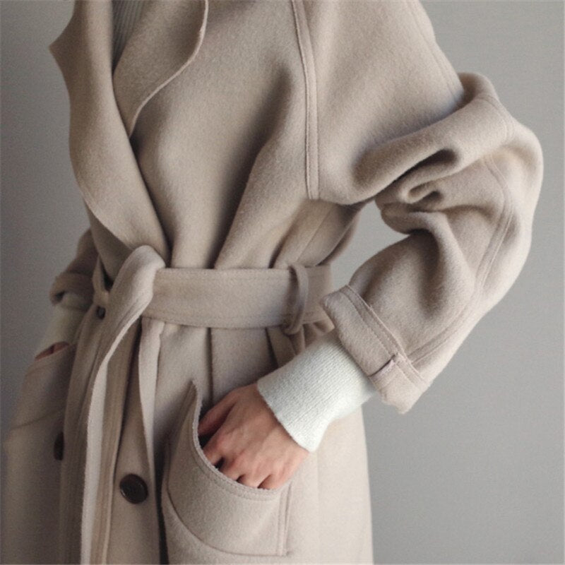 Isla | Women’s Wool Trench Coat