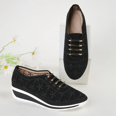 LAYLA | CASUAL LOW TOP WEDGE ORTHOPEDIC SNEAKERS