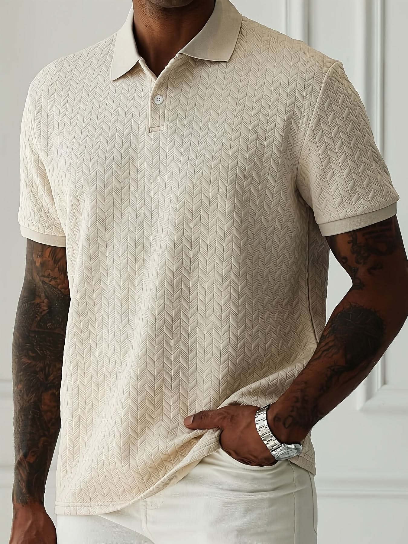 Iman | Timeless Men's Polo Shirt with Modern Lapel Collar