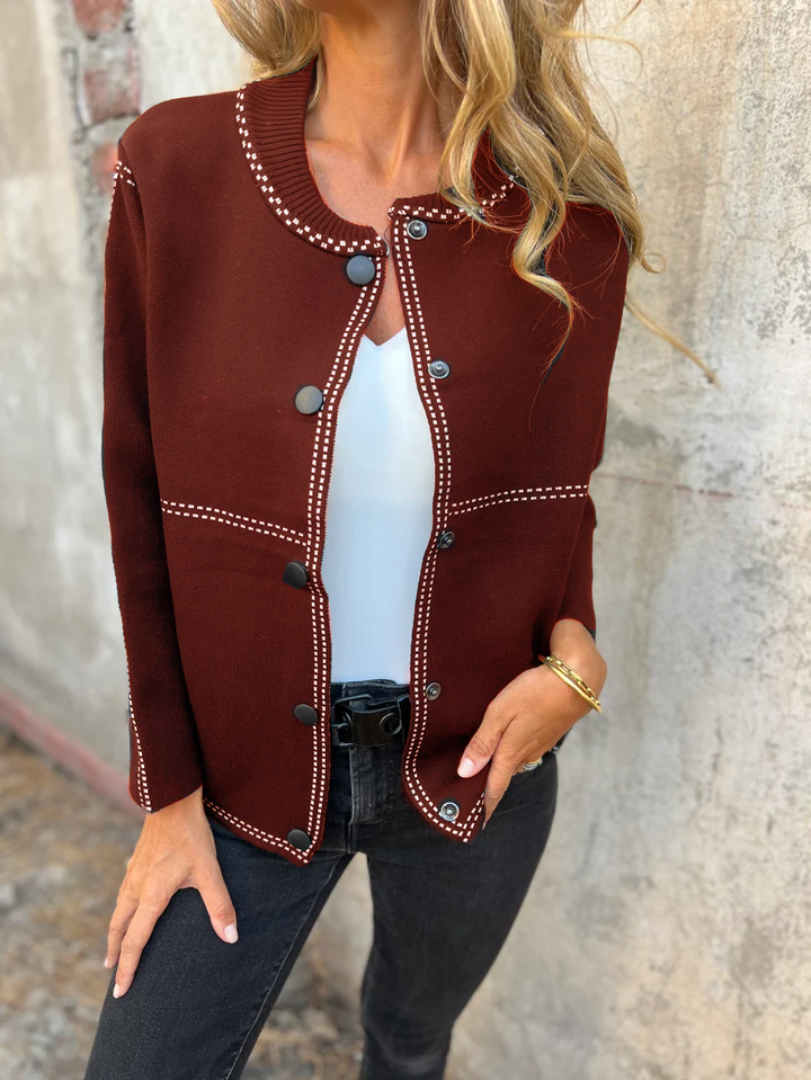 Anastasia | Elegant Buttoned Cardigan